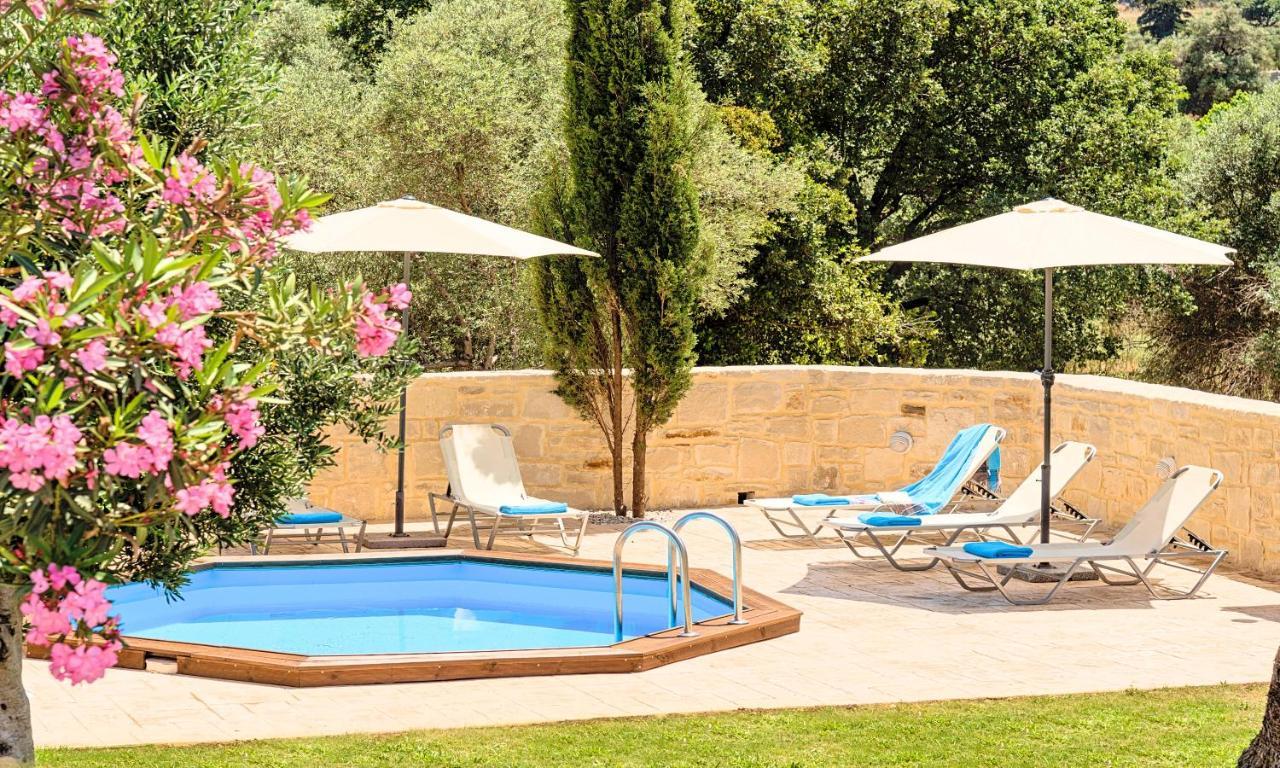Villa Di Palma Heated Pool Koufi 外观 照片