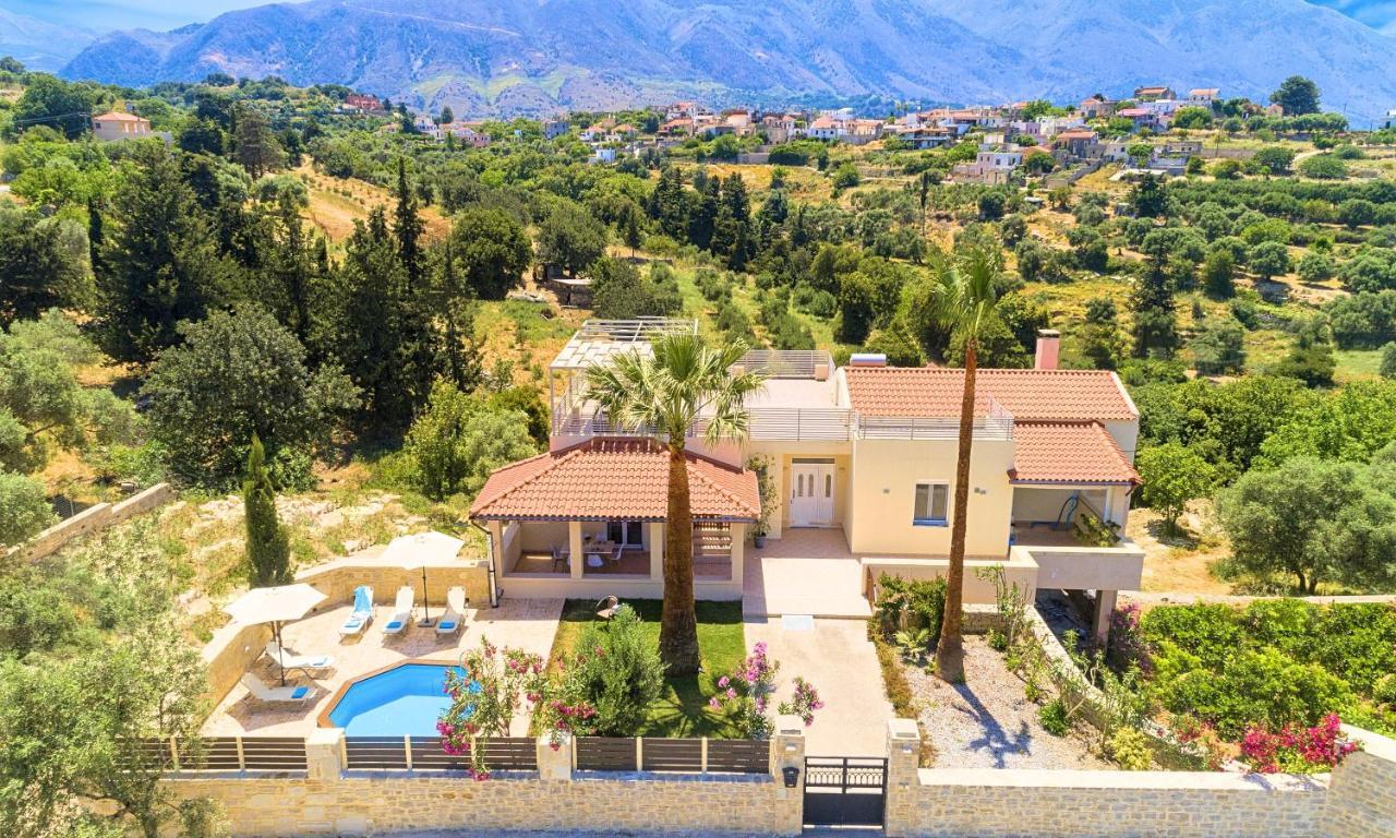 Villa Di Palma Heated Pool Koufi 外观 照片