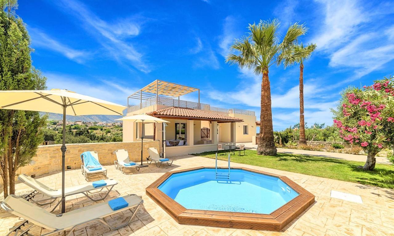 Villa Di Palma Heated Pool Koufi 外观 照片