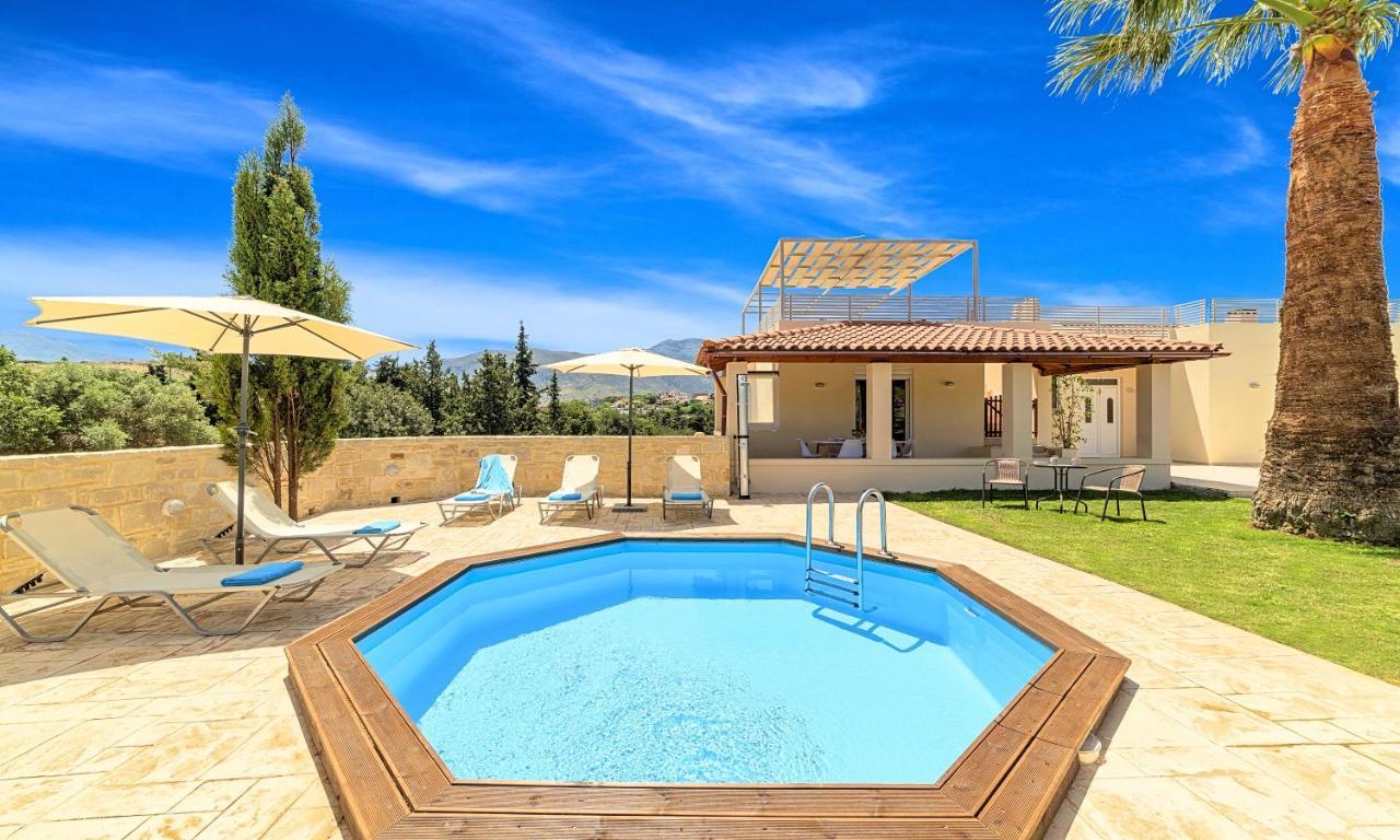 Villa Di Palma Heated Pool Koufi 外观 照片