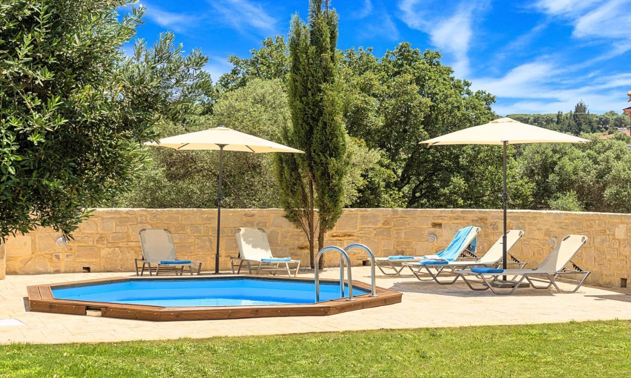 Villa Di Palma Heated Pool Koufi 外观 照片